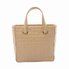 Chanel Chocolate Bar Leather Tote Bag (Pre-Owned)