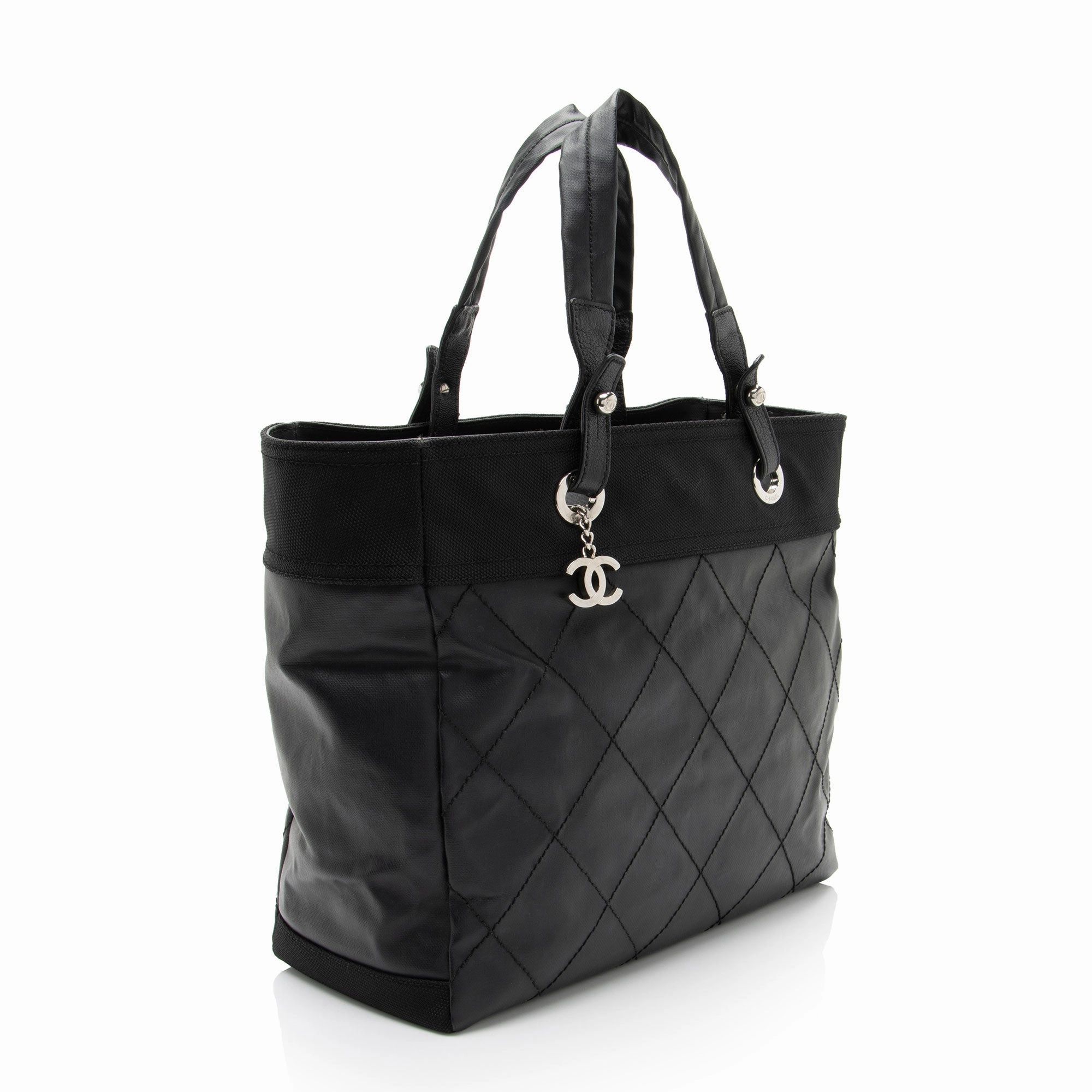 Chanel Coated Canvas Biarritz Tote