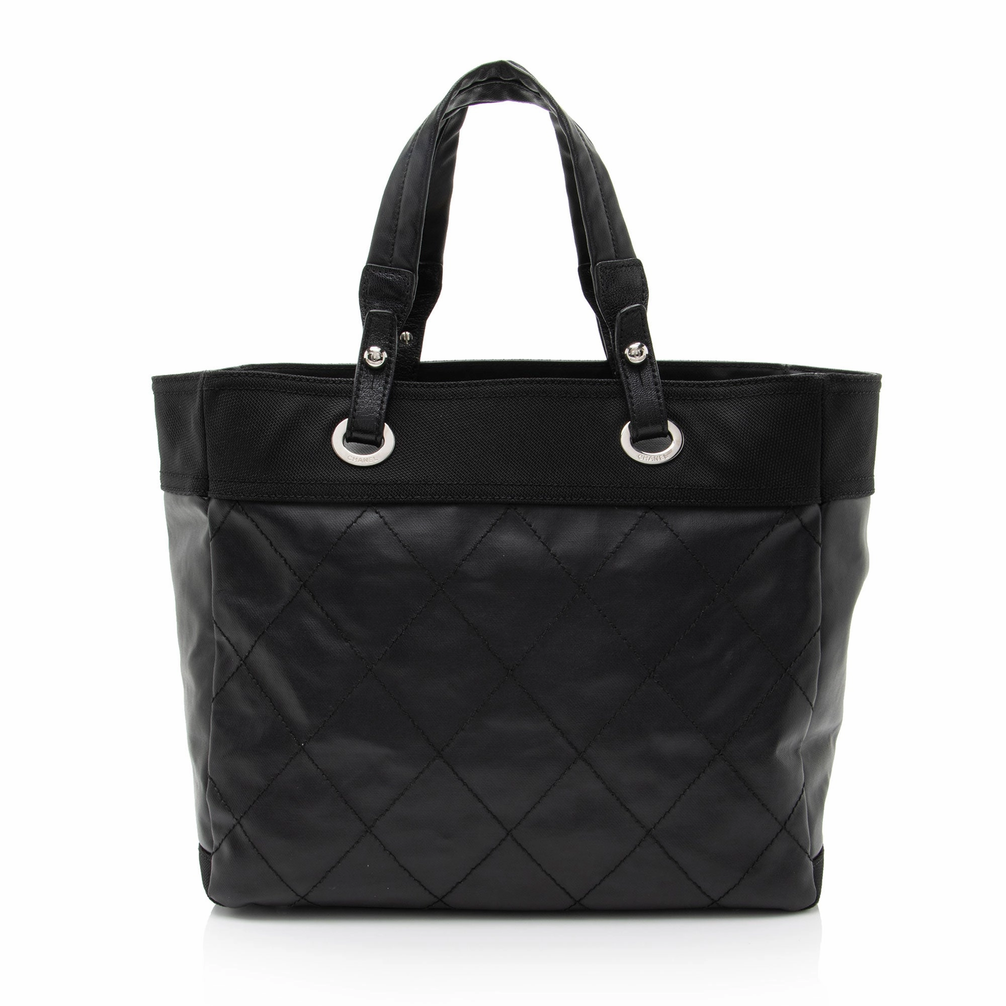 Chanel Coated Canvas Biarritz Tote