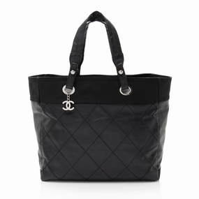 Chanel Coated Canvas Biarritz Tote