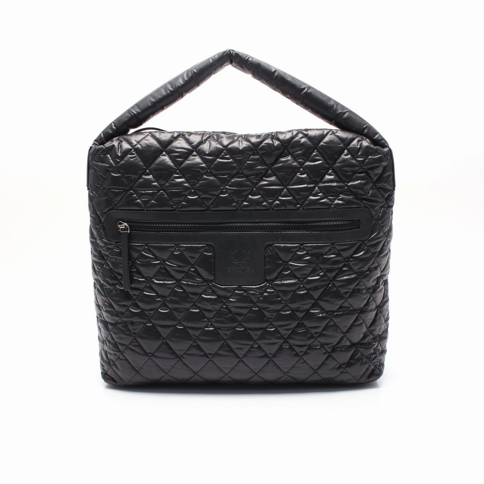 Chanel Coco Cocoon Nylon Leather Tote Bag