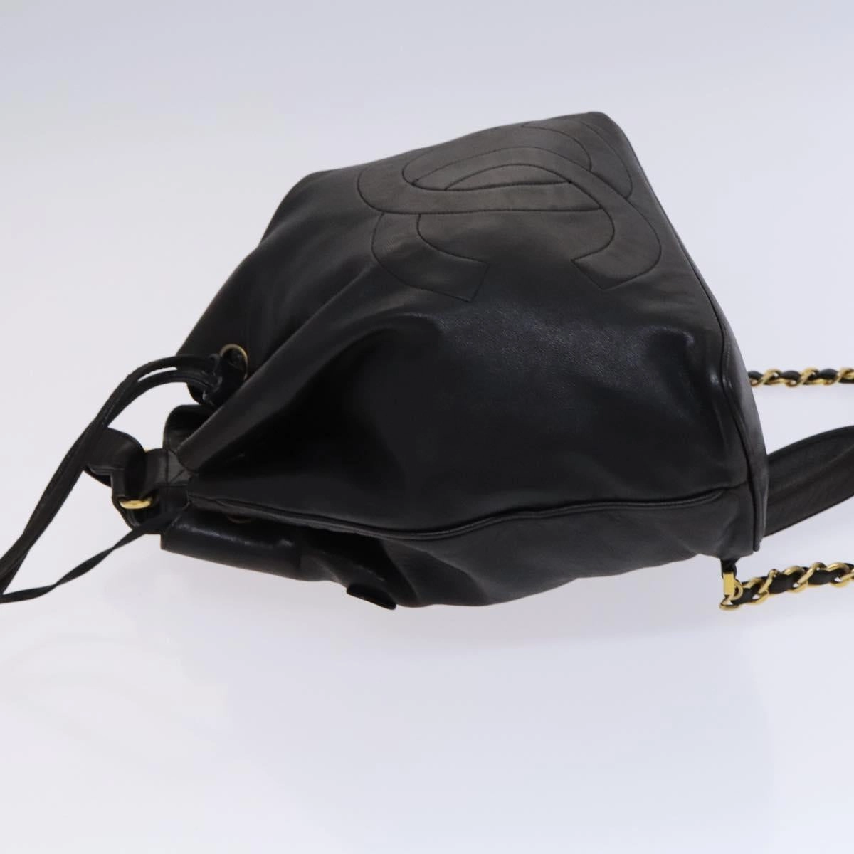 Chanel Coco Mark Leather Backpack Bag (Pre-Owned)