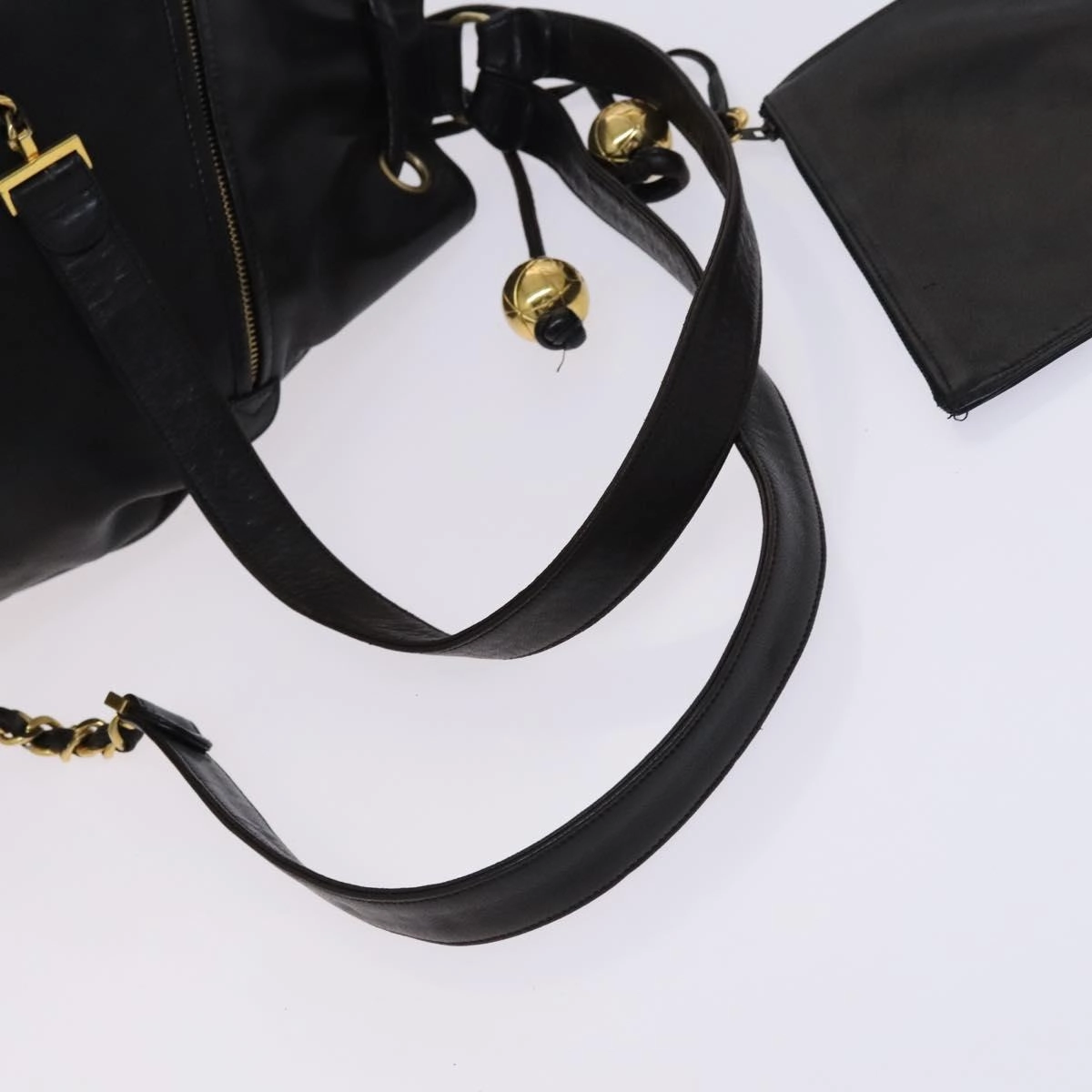 Chanel Coco Mark Leather Backpack Bag (Pre-Owned)