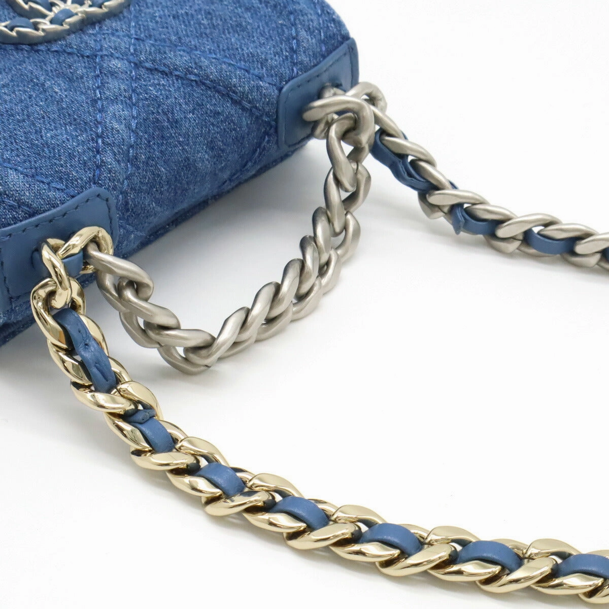 Chanel Denim 19 Coco Mark Crossbody Bag