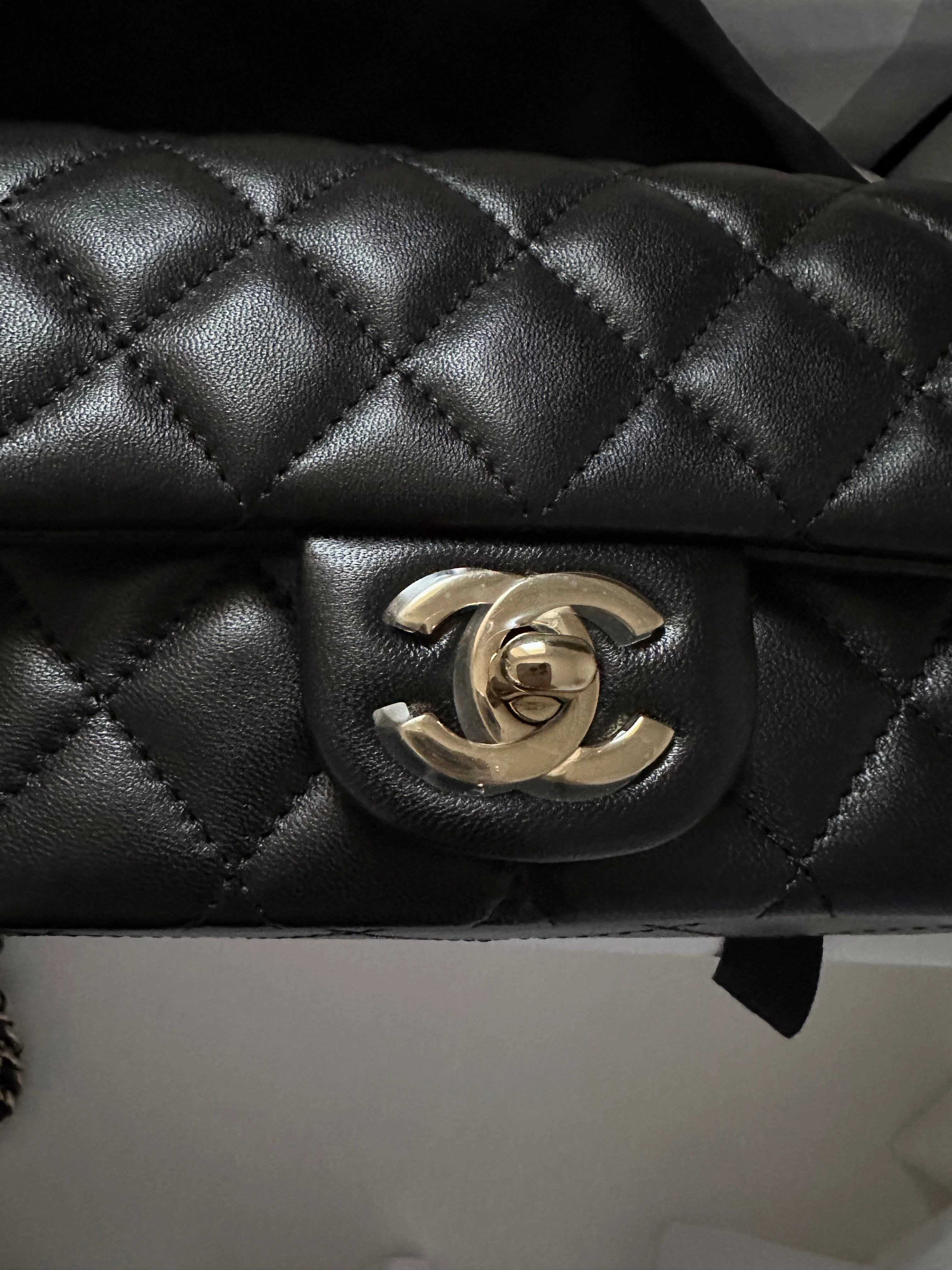 Chanel Extra Mini Rectangular Flap Bag - Black (NWT)