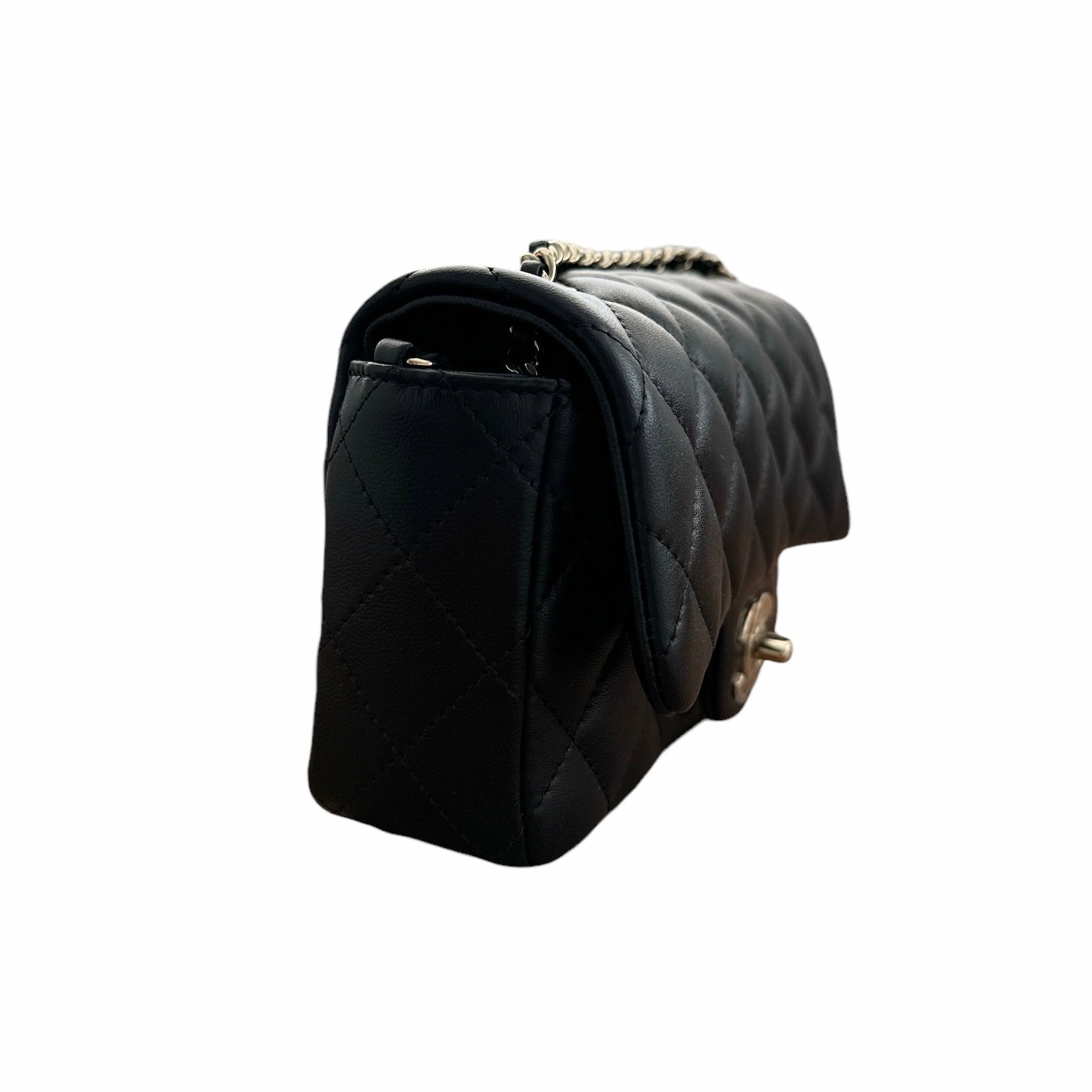 Chanel Extra Mini Rectangular Flap Bag - Black (NWT)