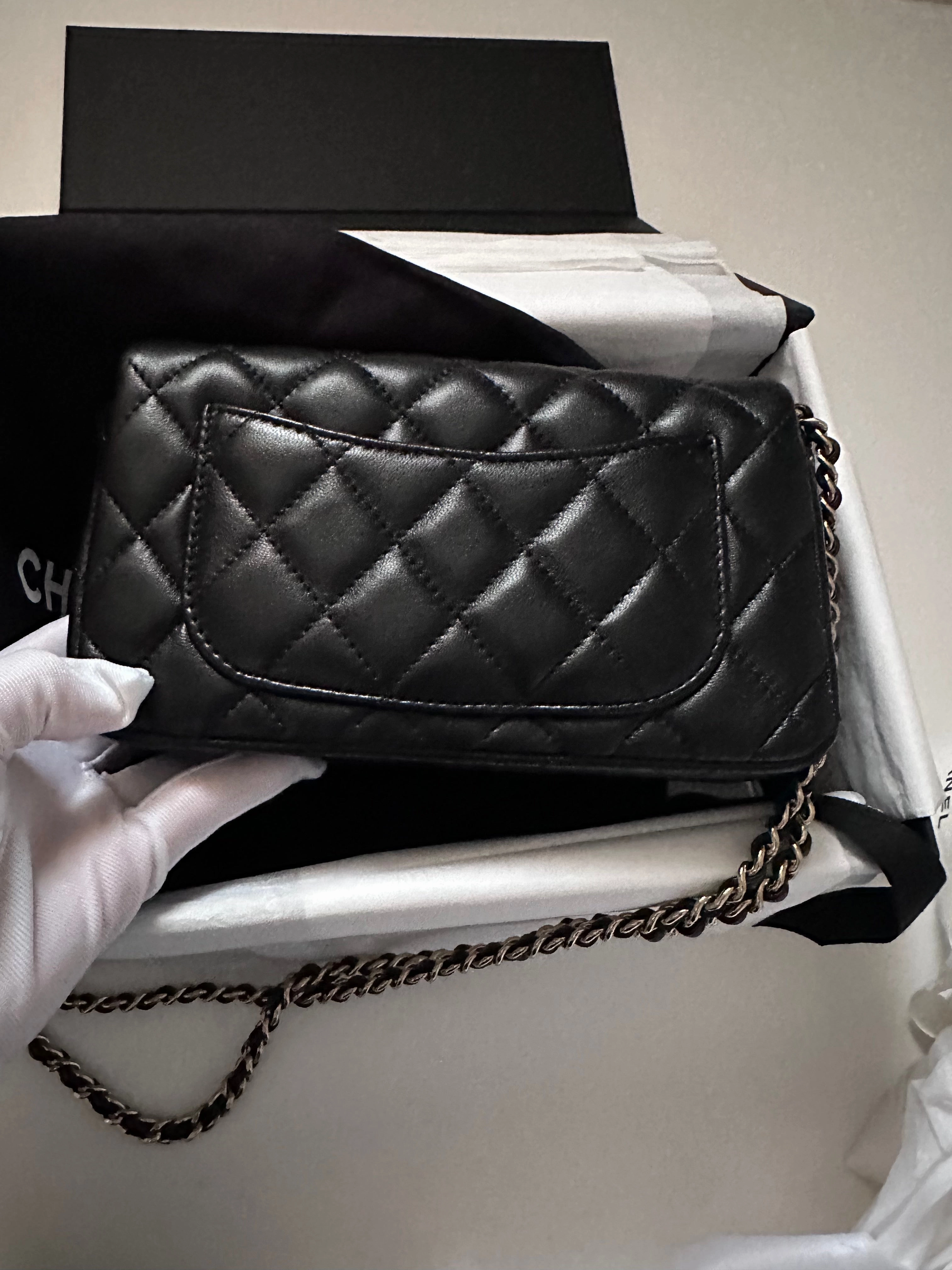 Chanel Extra Mini Rectangular Flap Bag - Black (NWT)