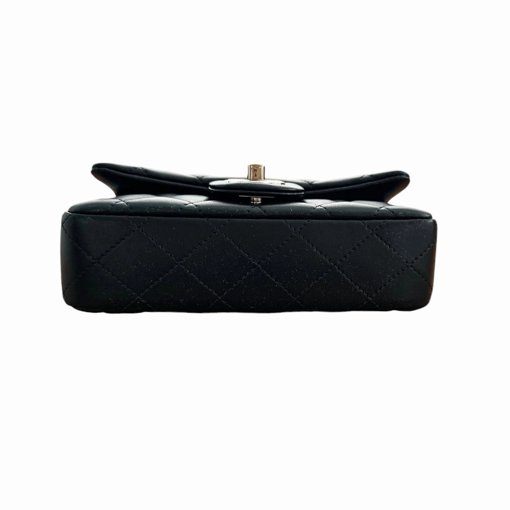 Chanel Extra Mini Rectangular Flap Bag - Black (NWT)