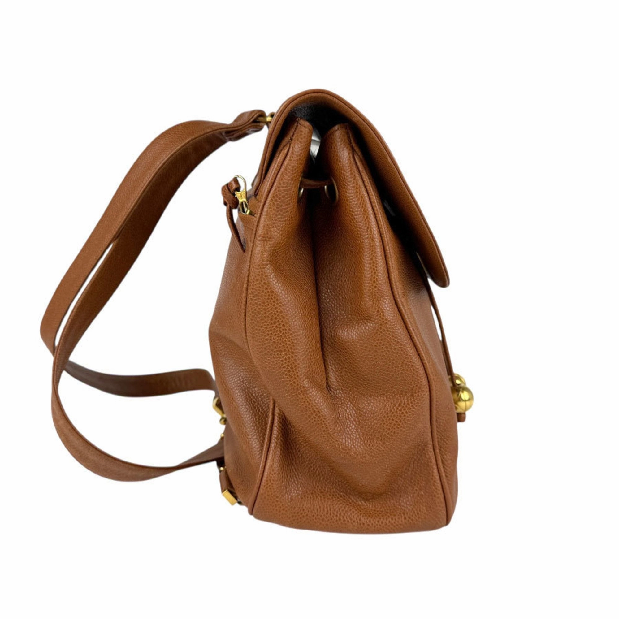 Chanel Grained Calfskin Backpack (Pre-Owned)