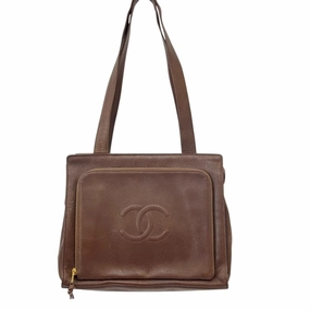 Chanel Grained Calfskin Shoulder Bag Tote Bag (Pre-Owned)