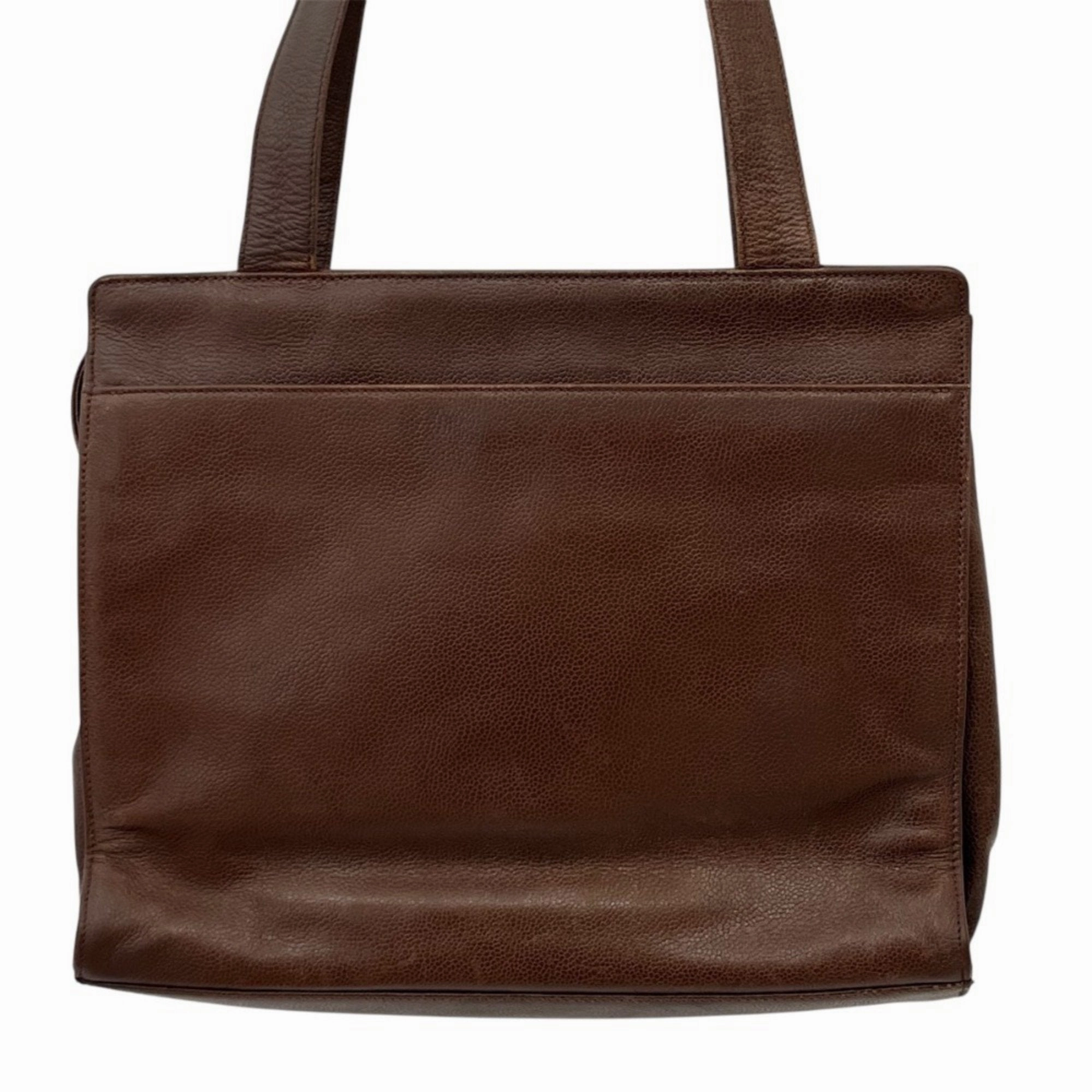 Chanel Grained Calfskin Shoulder Bag Tote Bag (Pre-Owned)