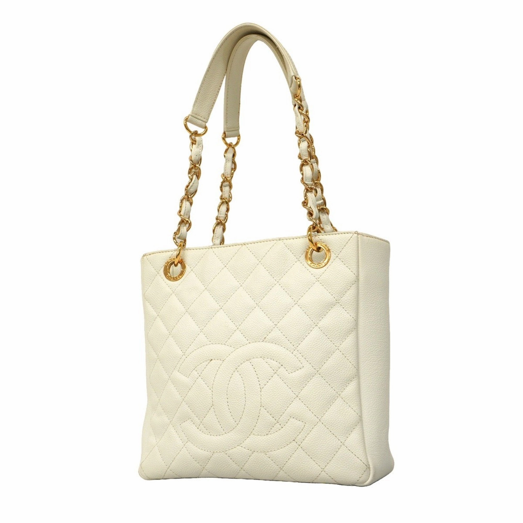 Chanel Grained Calfskin Tote Bag (Pre-Owned)
