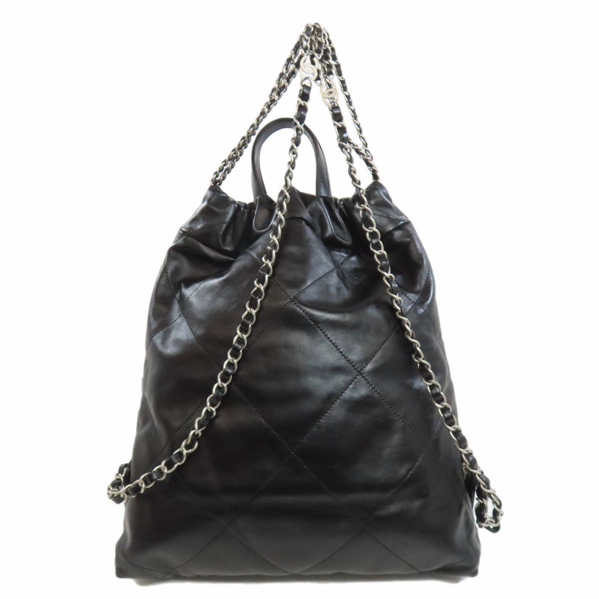Chanel Leather Backpack (Pre-Owned)