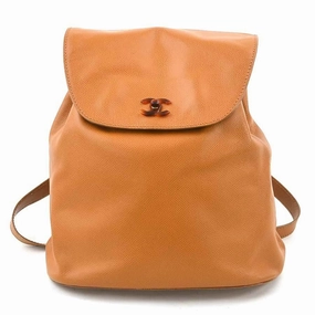 Chanel Leather Backpack (Pre-Owned)