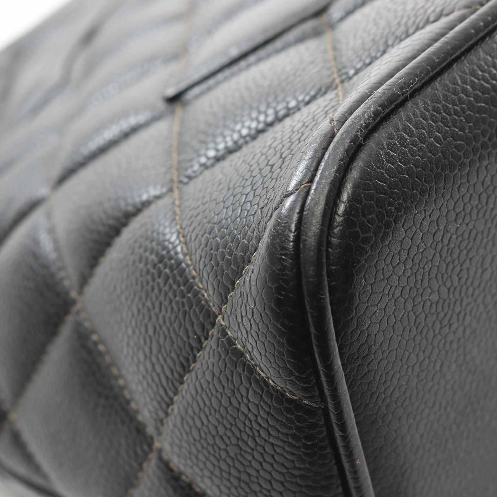 Chanel Leather Grain Calfskin Tote Bag