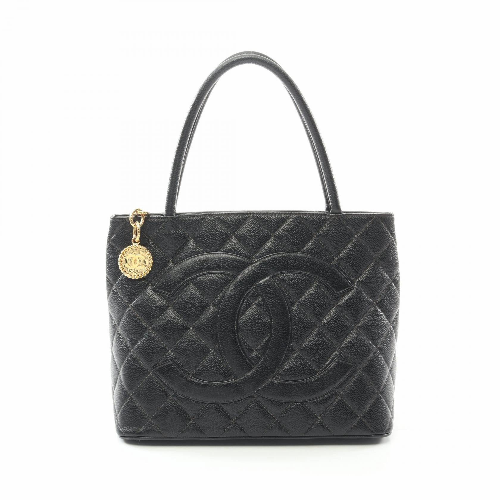 Chanel Leather Grain Calfskin Tote Bag
