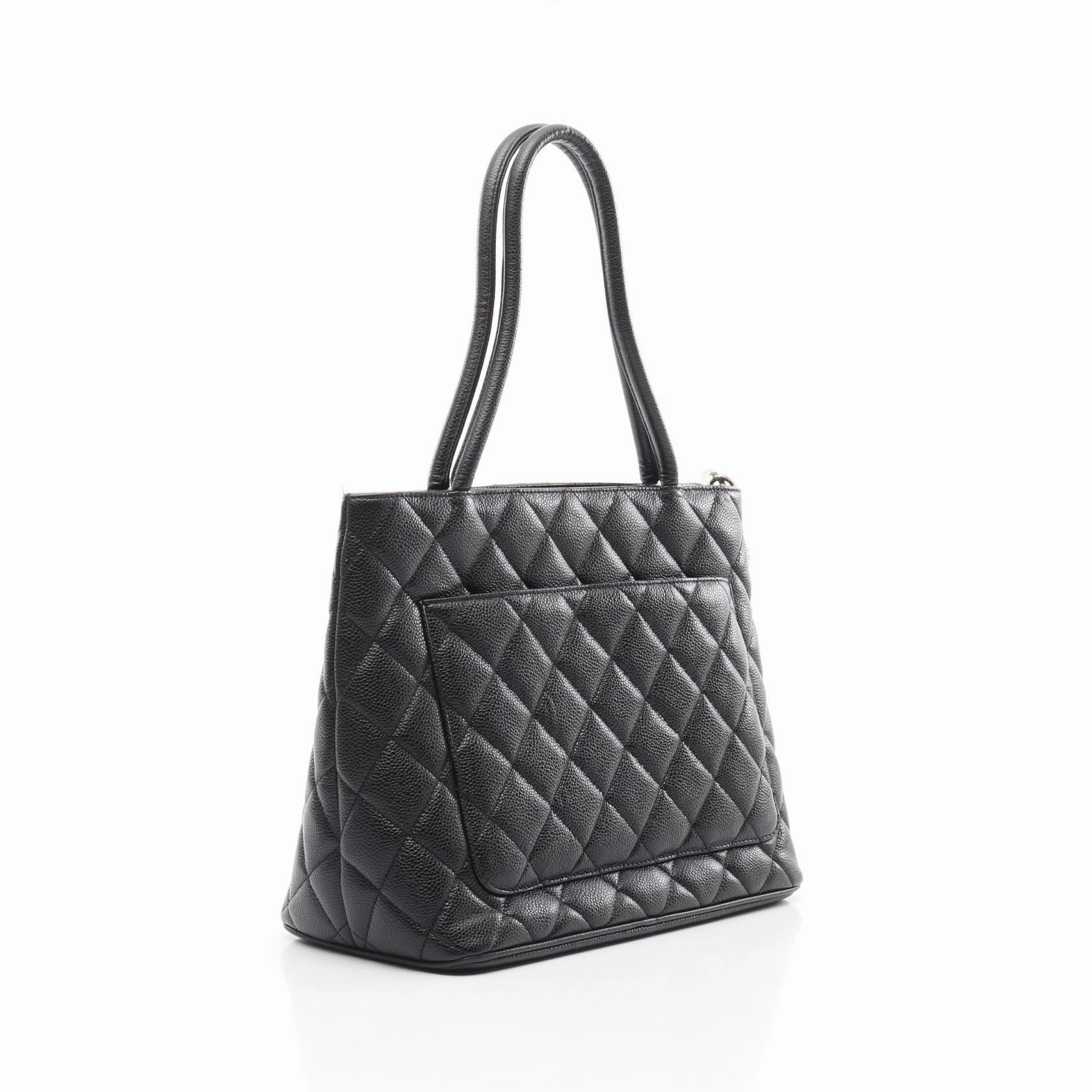 Chanel Leather Grain Calfskin Tote Bag