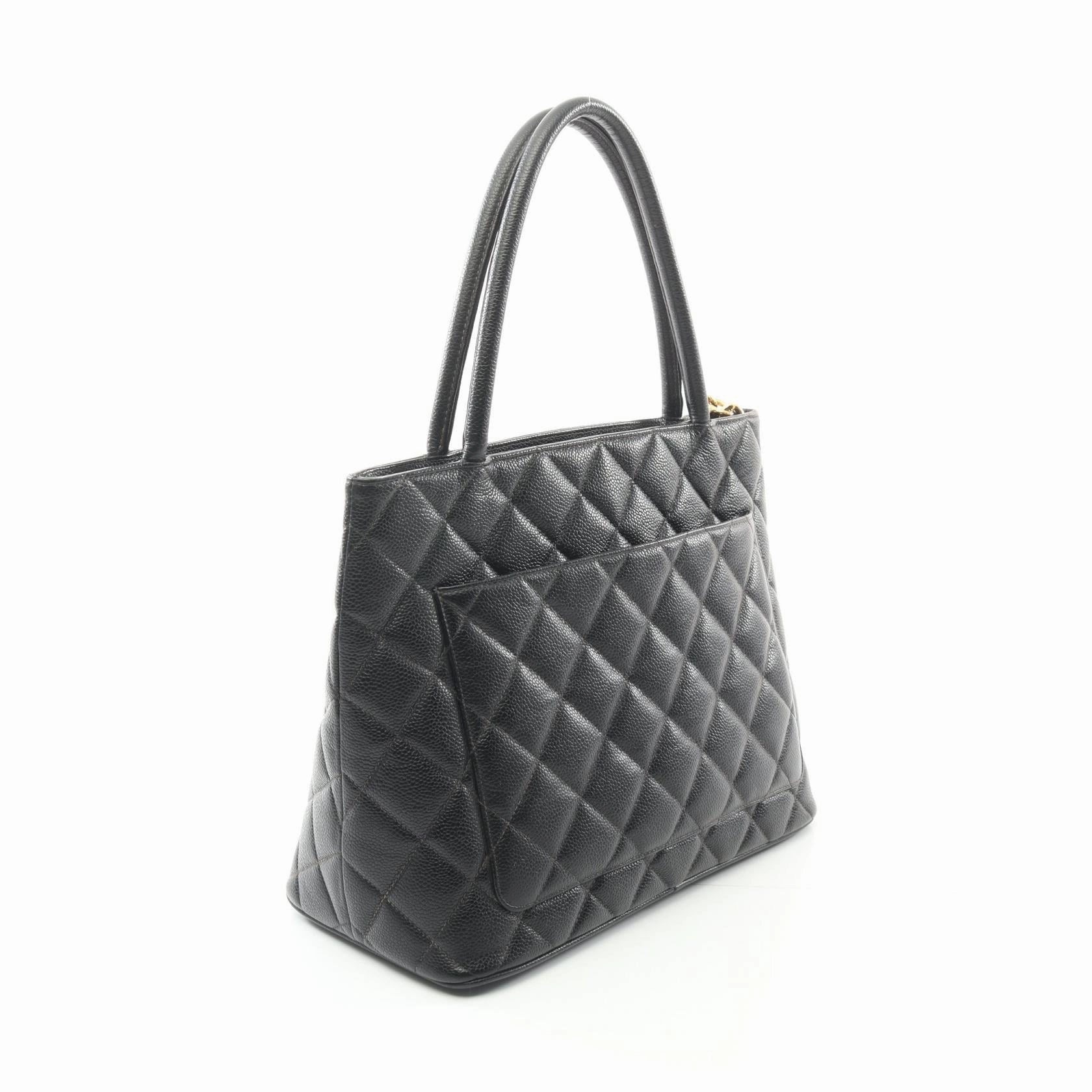 Chanel Leather Grain Calfskin Tote Bag