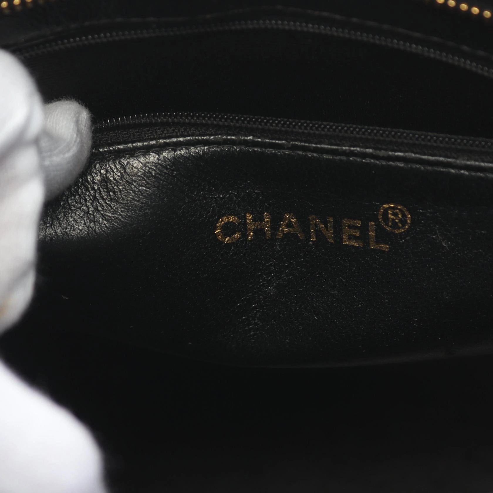Chanel Leather Grain Calfskin Tote Bag