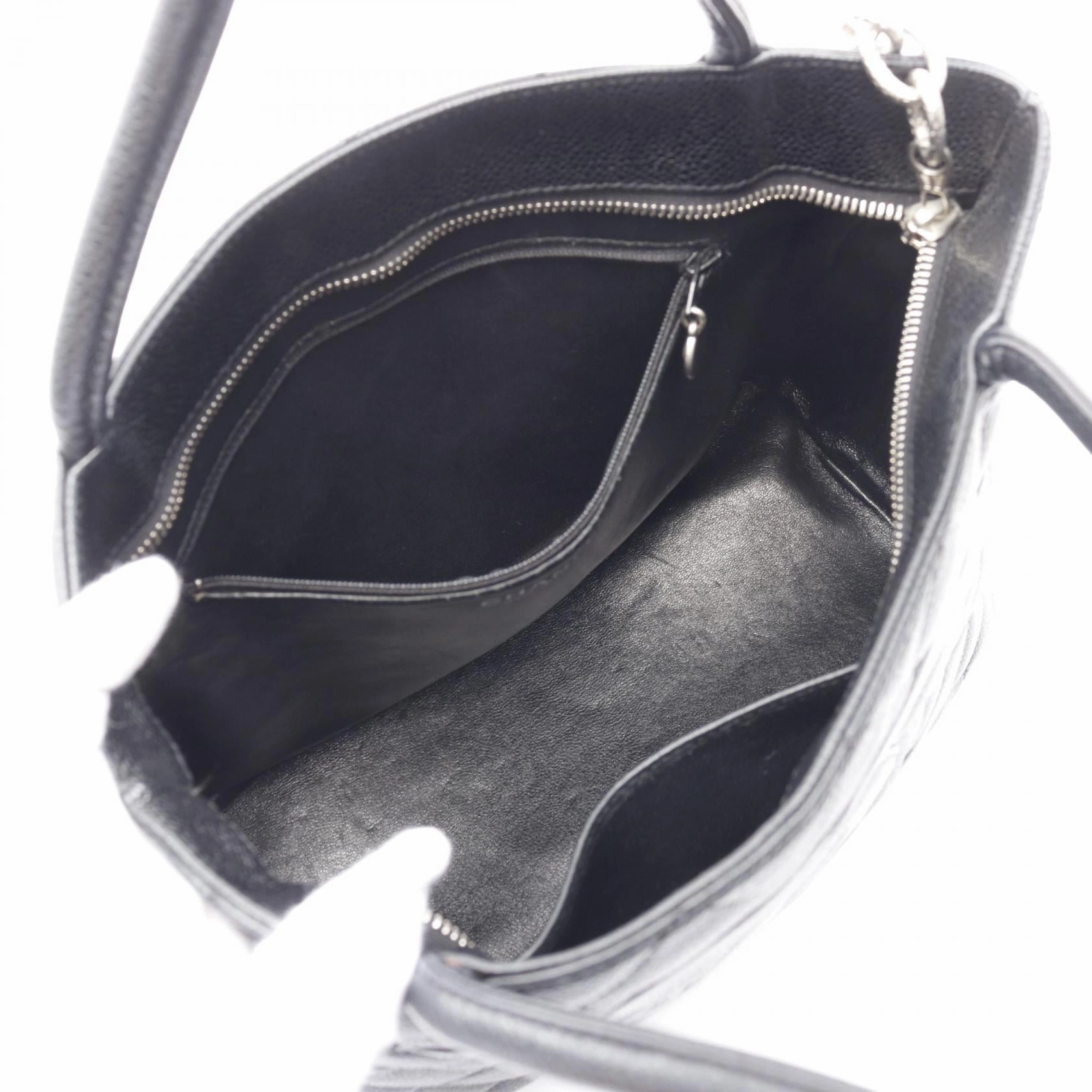 Chanel Leather Grain Calfskin Tote Bag