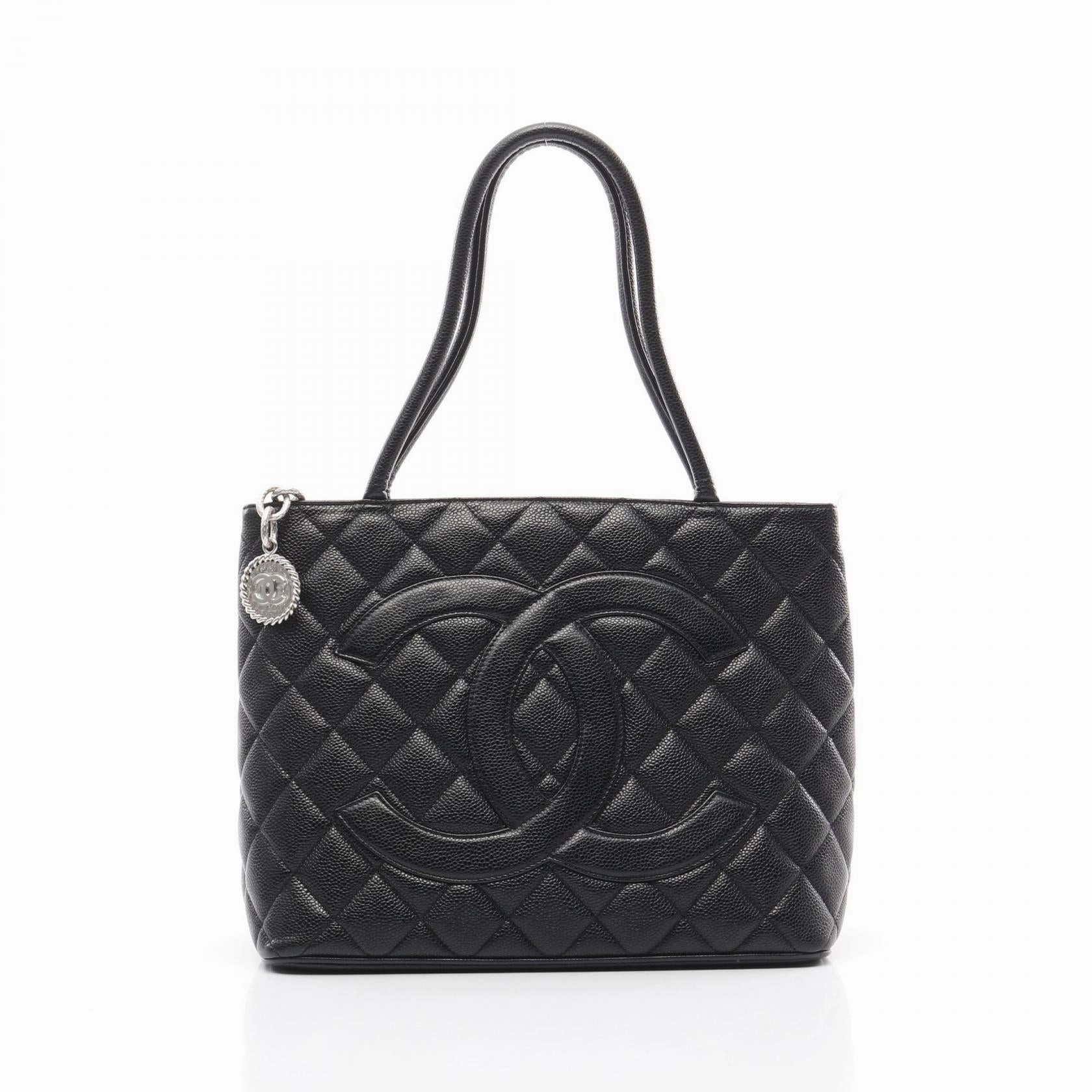 Chanel Leather Grain Calfskin Tote Bag