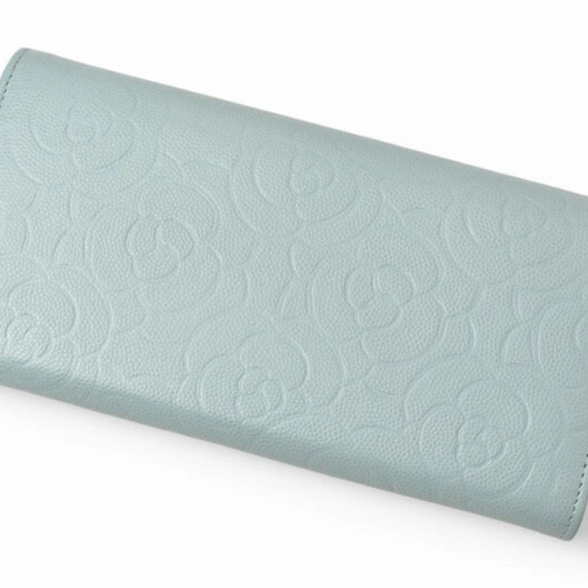 Chanel Leather Long Wallet (Bi-Fold) (Pre-Owned)