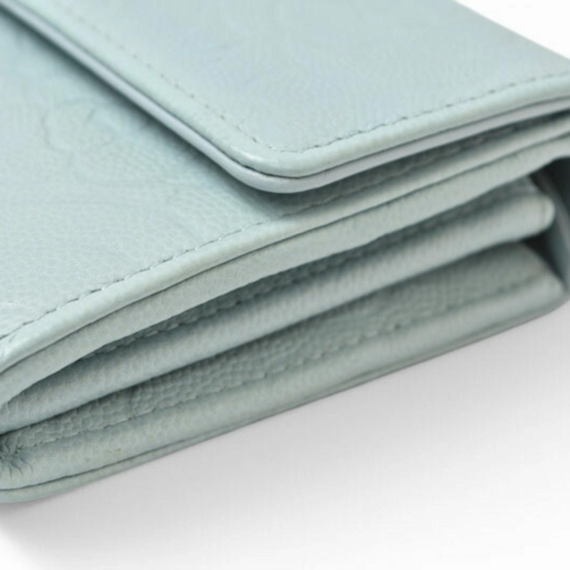 Chanel Leather Long Wallet (Bi-Fold) (Pre-Owned)