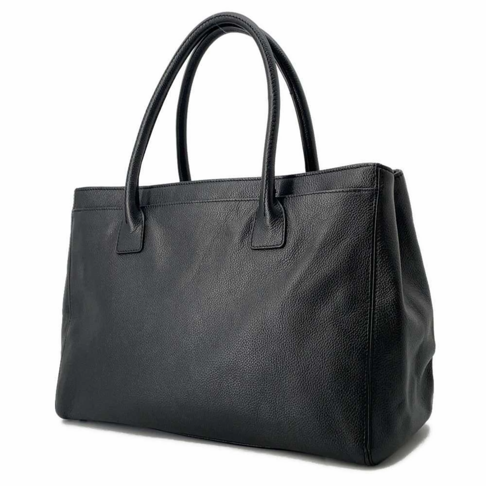 Chanel Leather Pouch Tote Bag (Pre-Owned)