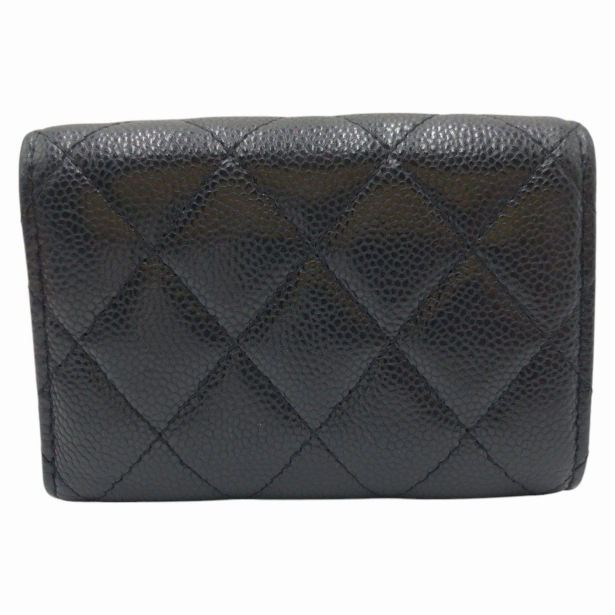 Chanel Leather Wallet (Tri-Fold) (Pre-Owned)