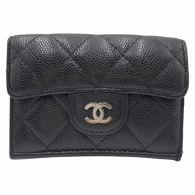 Chanel Leather Wallet (Tri-Fold) (Pre-Owned)