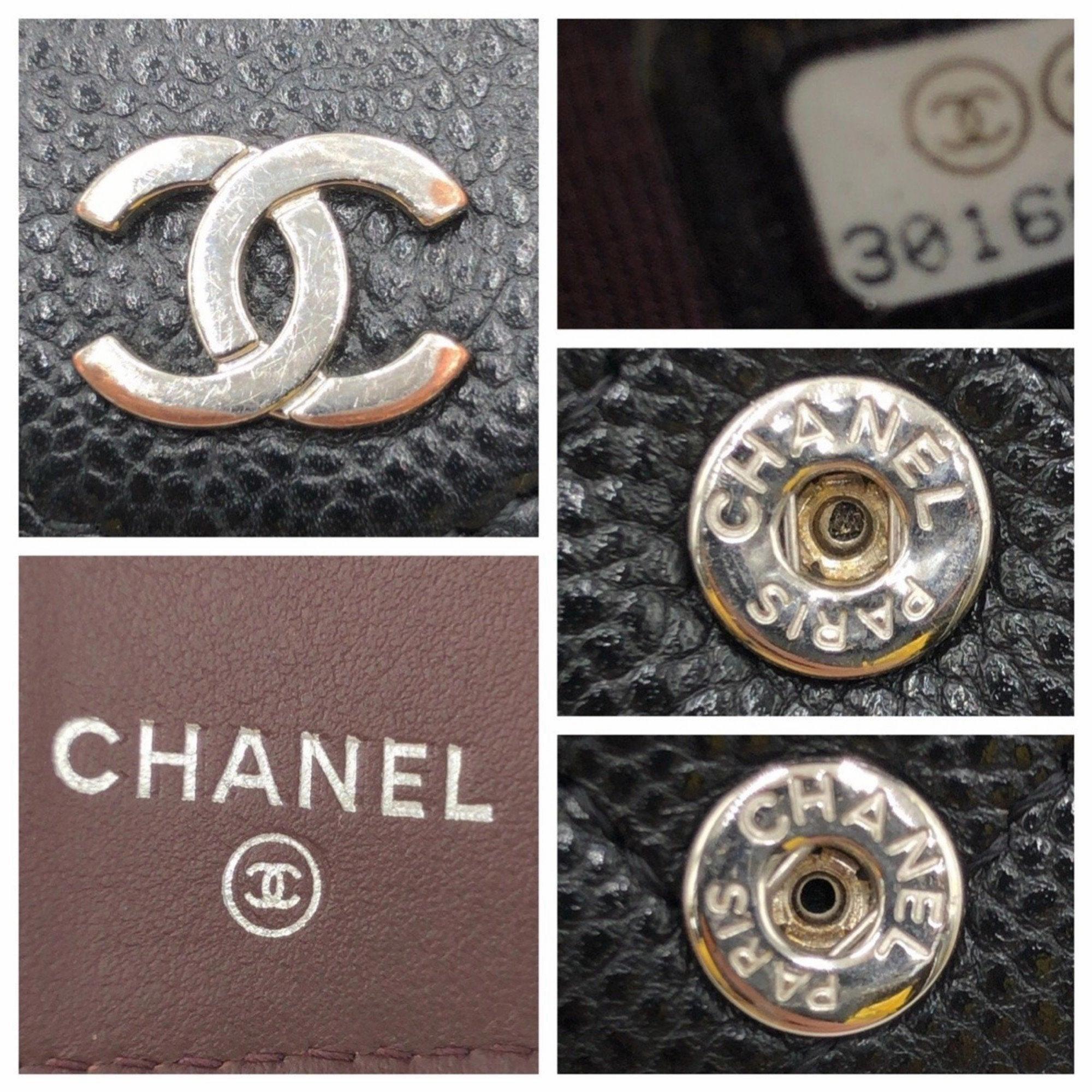 Chanel Leather Wallet (Tri-Fold) (Pre-Owned)
