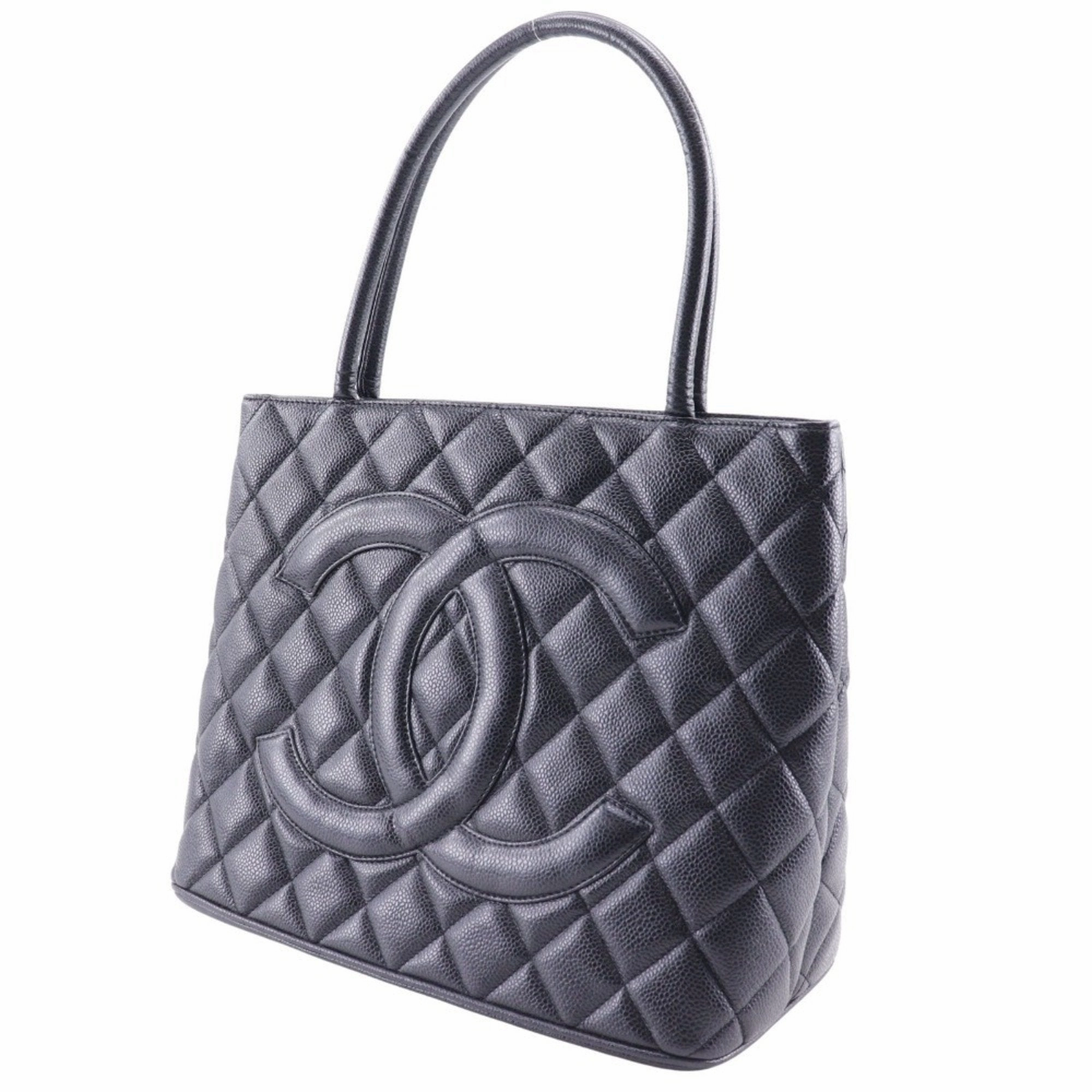 Chanel Medaillon Leather Tote Bag (Pre-Owned)