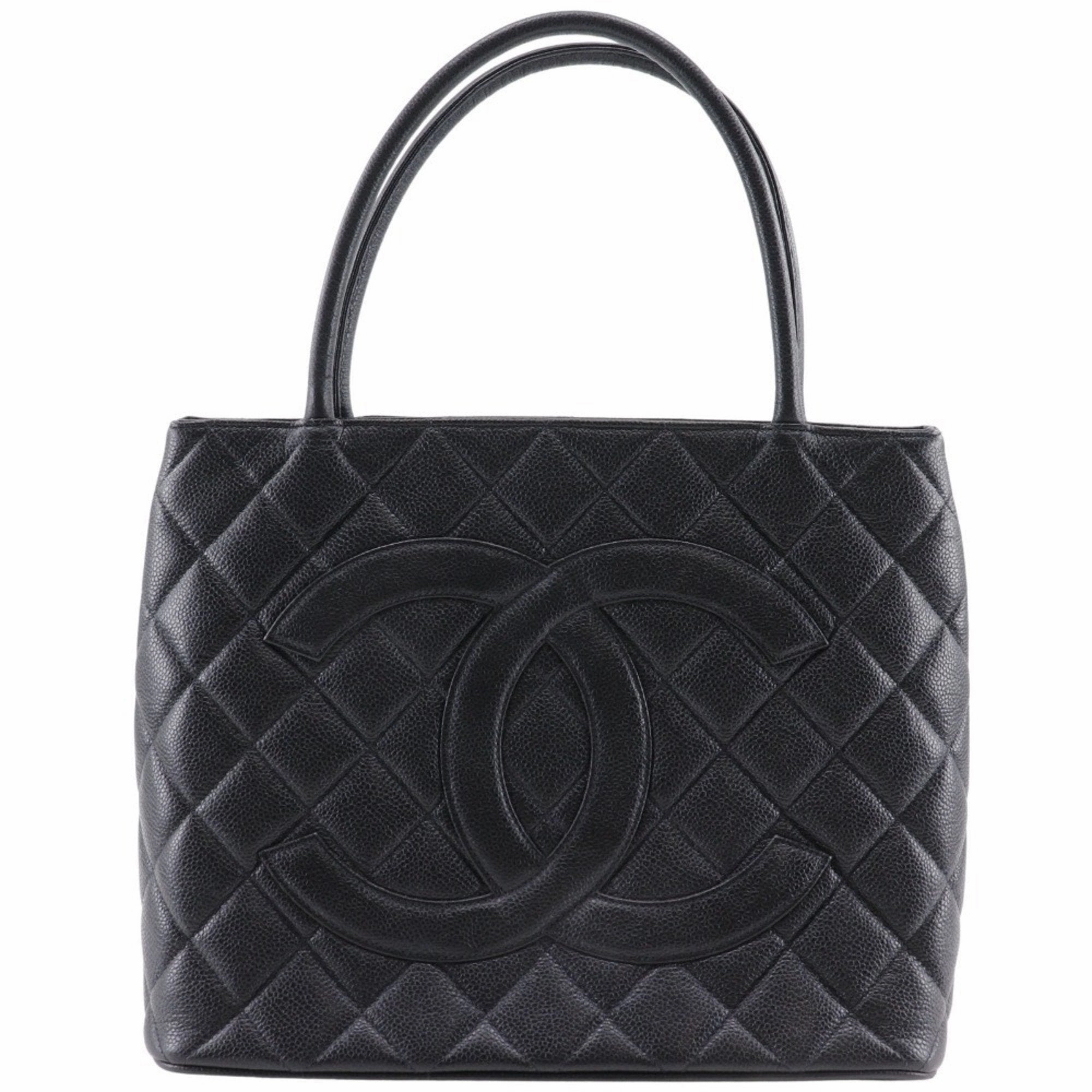 Chanel Medaillon Leather Tote Bag (Pre-Owned)
