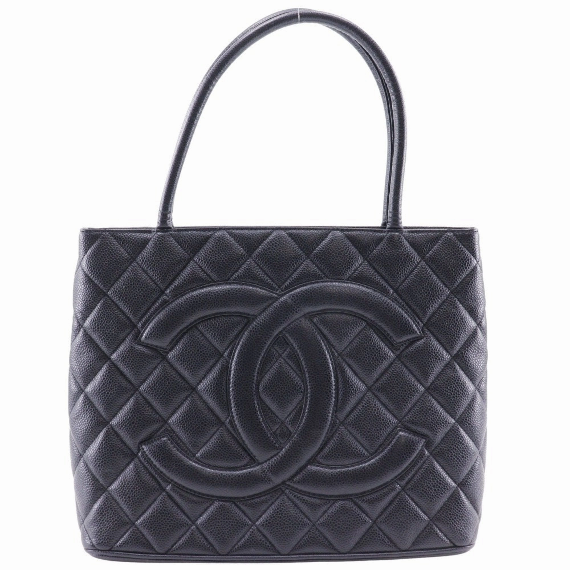 Chanel Medaillon Leather Tote Bag (Pre-Owned)
