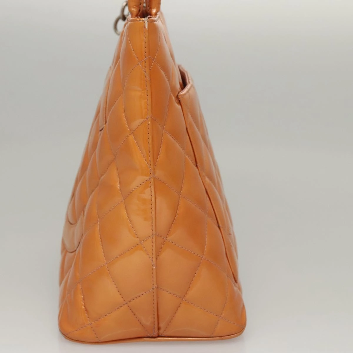Chanel Medaillon Patent Leather Tote Bag (Pre-Owned)