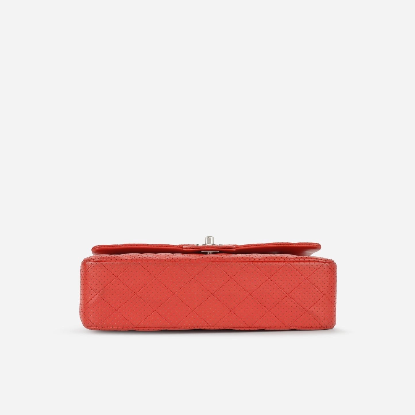 Chanel Medium Classic Flap Red Perforated Lambskin SHW 2006