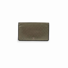Chanel Metallic Long Wallet