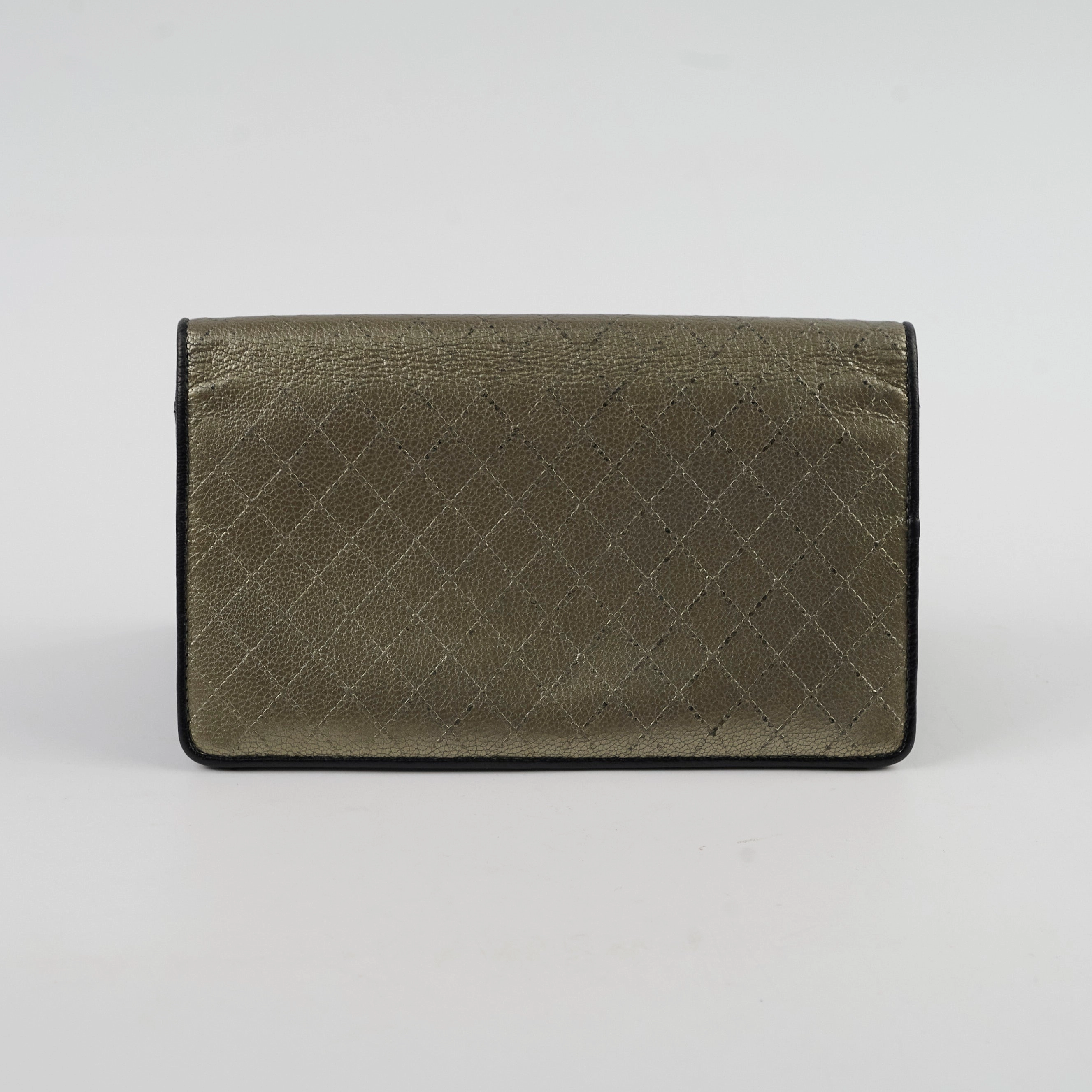 Chanel Metallic Long Wallet