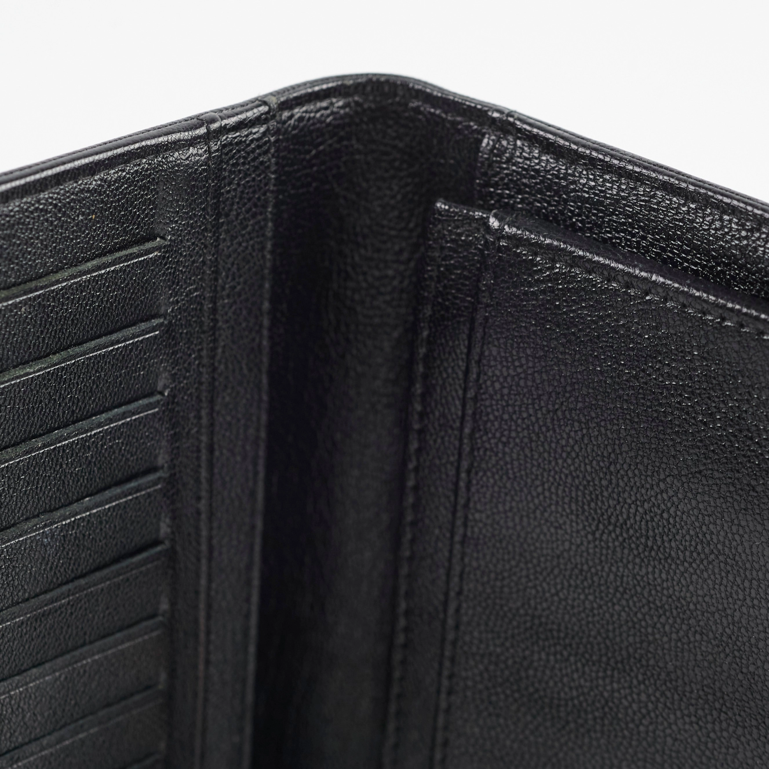Chanel Metallic Long Wallet