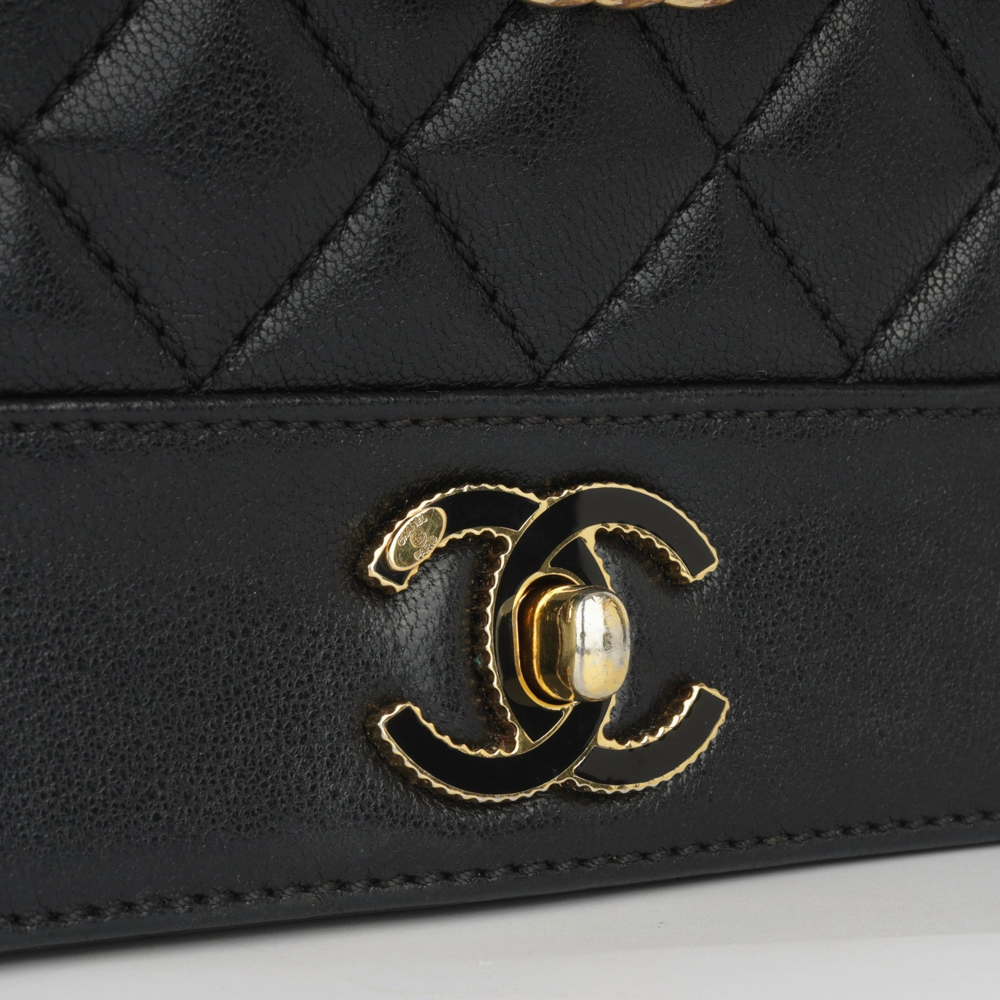 Chanel Mini Mademoiselle - Black Calfskin