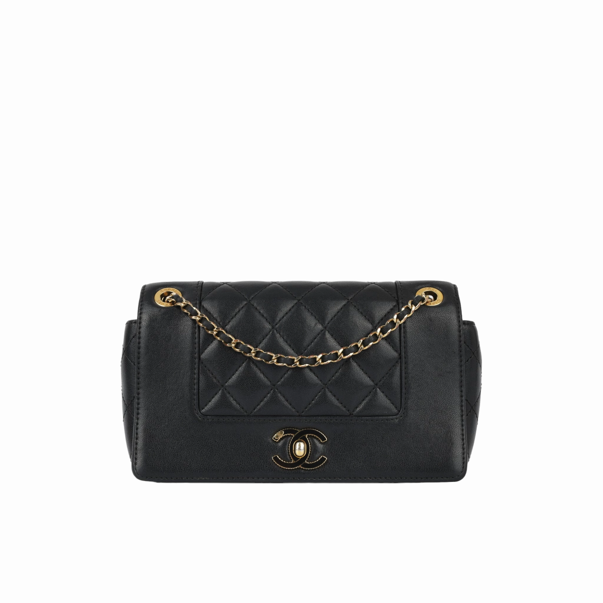 Chanel Mini Mademoiselle - Black Calfskin