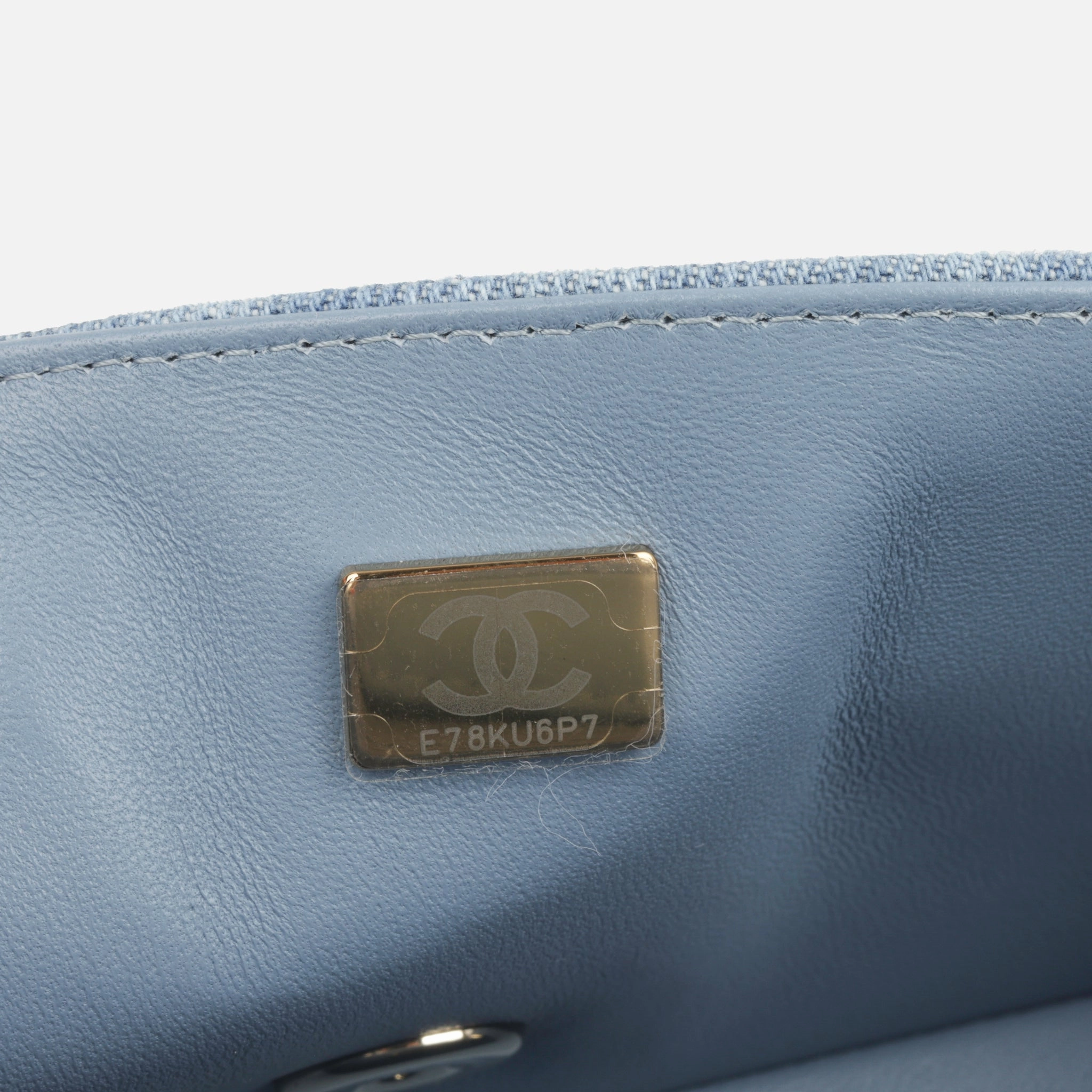 Chanel Mini Rectangular - Light Denim