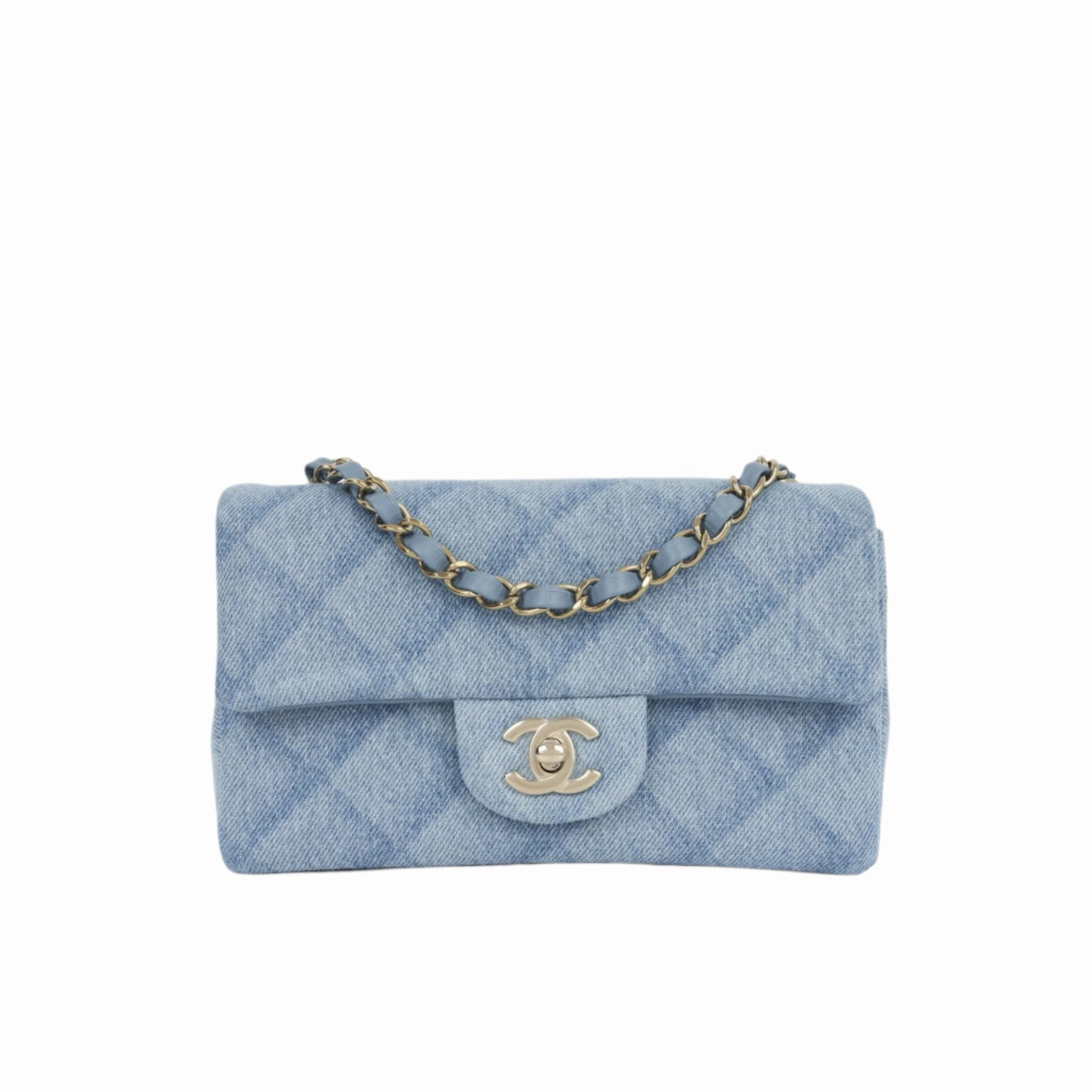 Chanel Mini Rectangular - Light Denim