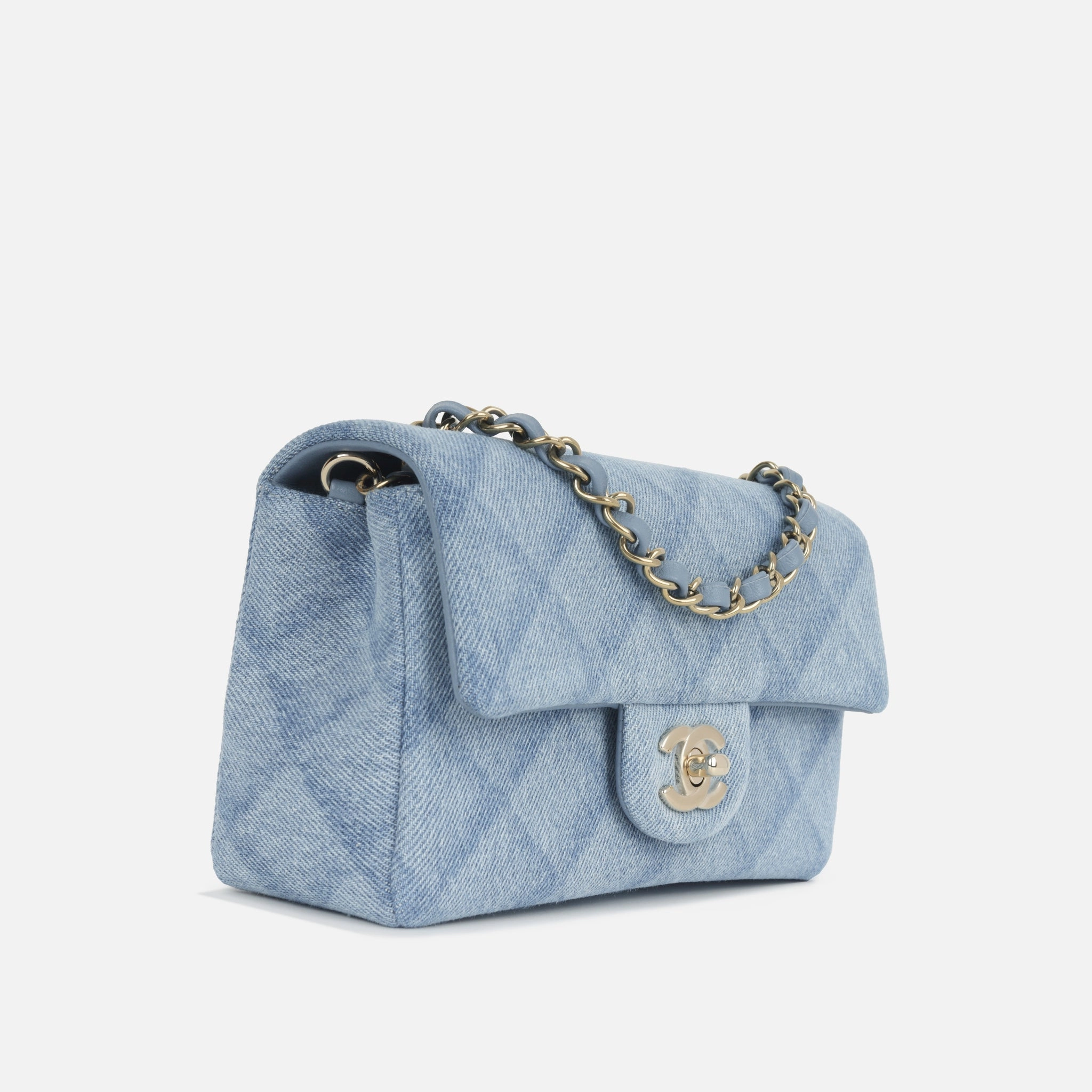 Chanel Mini Rectangular - Light Denim