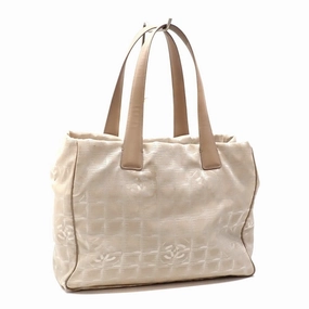 Chanel New Travel Line Leather Tote Bag (Pre-Owned)