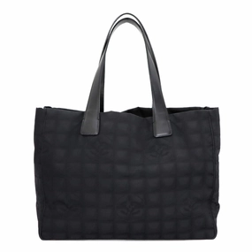 Chanel New Travel Line Leather Tote Bag Weekend Bag (Pre-Owned)