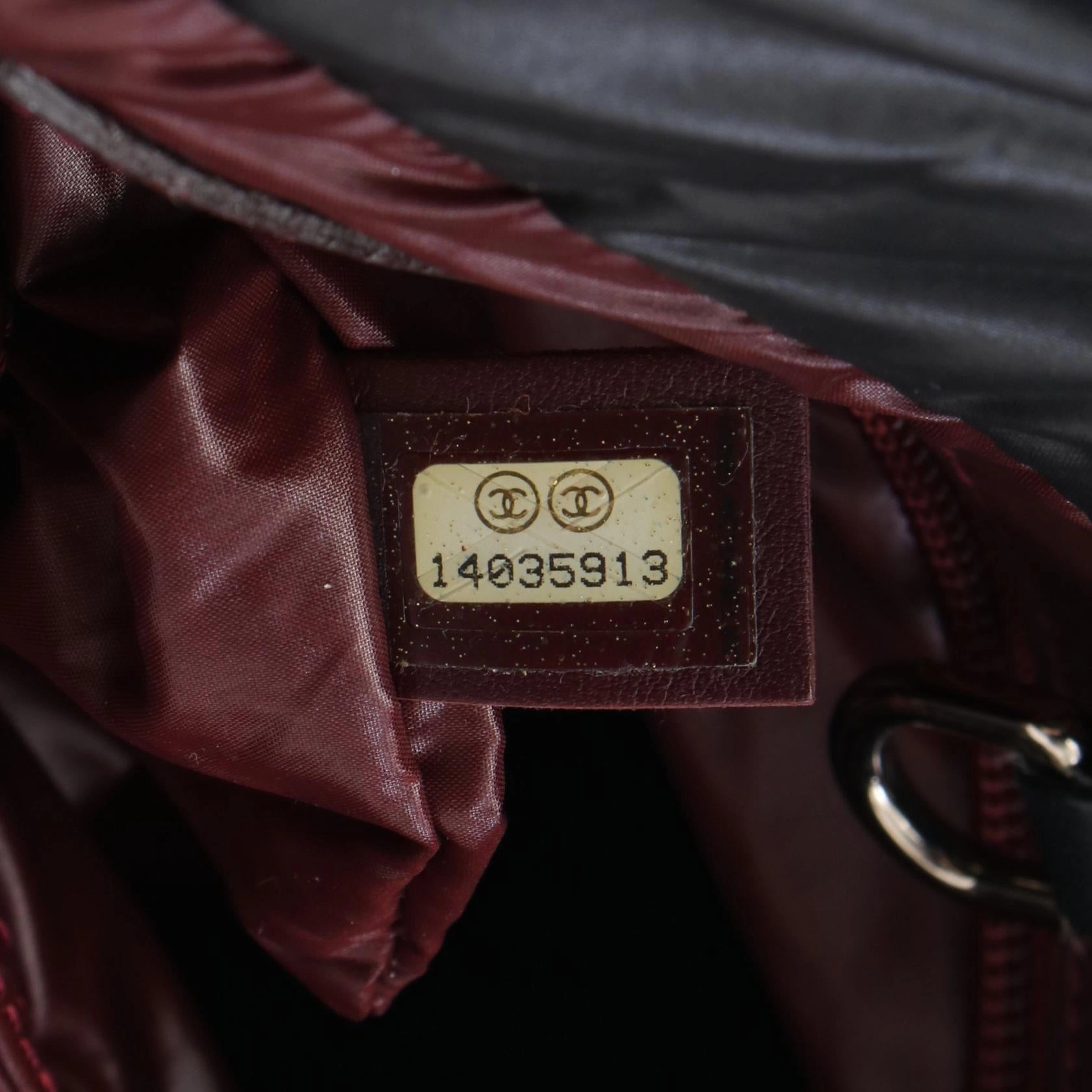 Chanel Nylon Leather Coco Cocoon Small Tote Bag