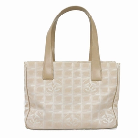 Chanel Nylon Leather Tote Bag (Pre-Owned)