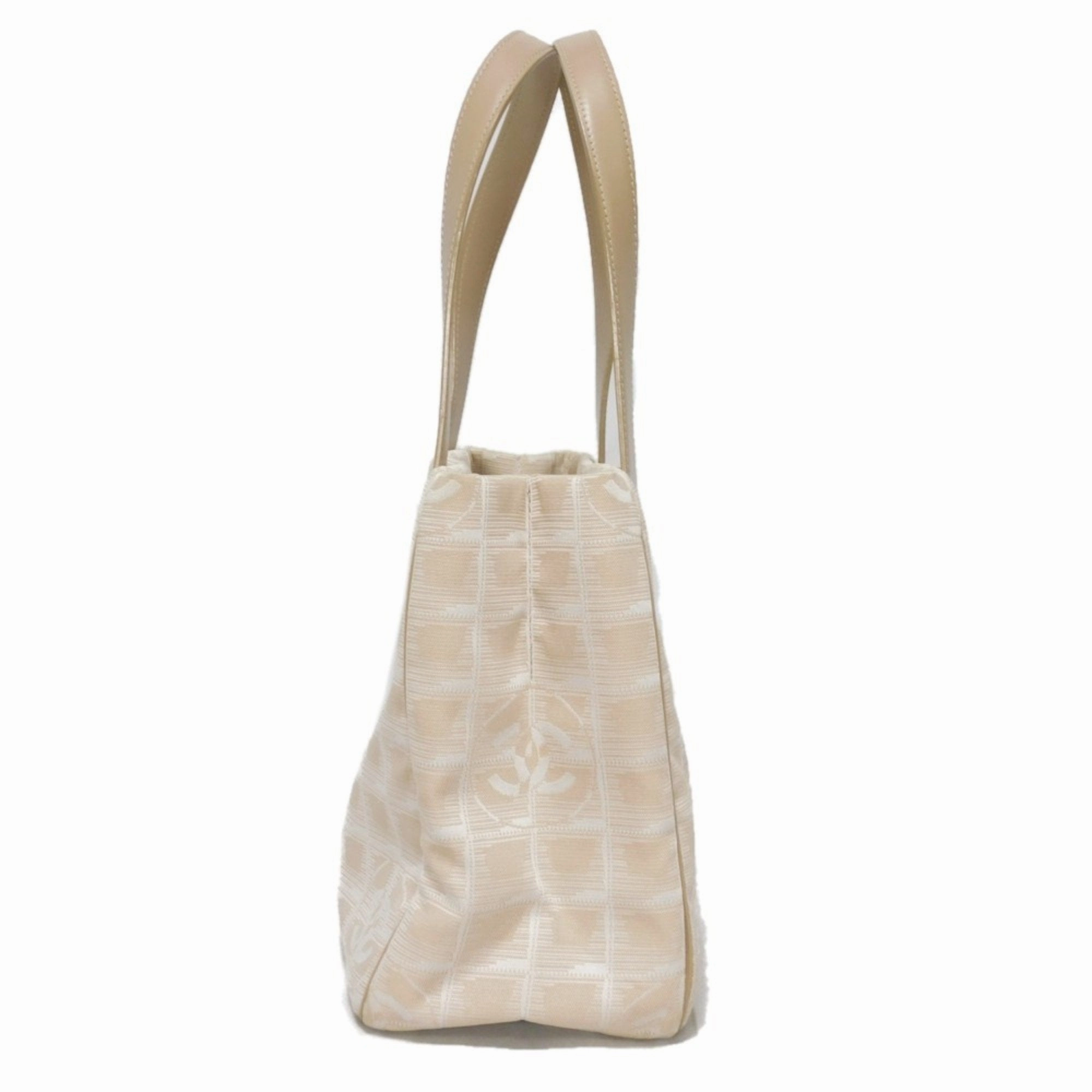 Chanel Nylon Leather Tote Bag (Pre-Owned)