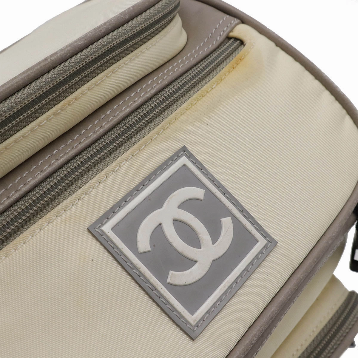 Chanel Nylon Rubber Leather Backpack